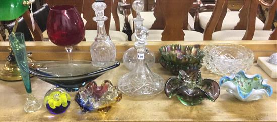 Collection of mixed glassware